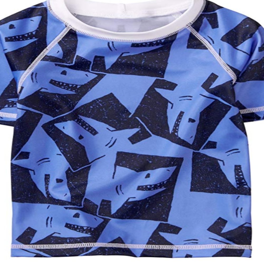 Gymboree Boys' Short Sleeve Rashguard 3T New